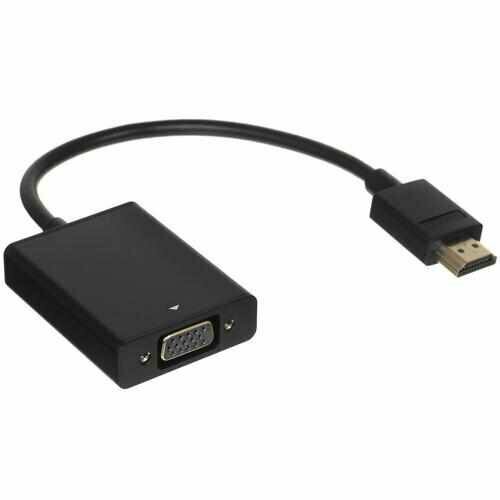 Переходник Ugreen HDMI - VGA - Jack 3.5, 0.25 м переходник ugreen usb c hdmi vga плоский кабель цвет черный 70549