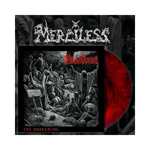 Merciless - The Awakening, 1xLP, RED GALAXY LP
