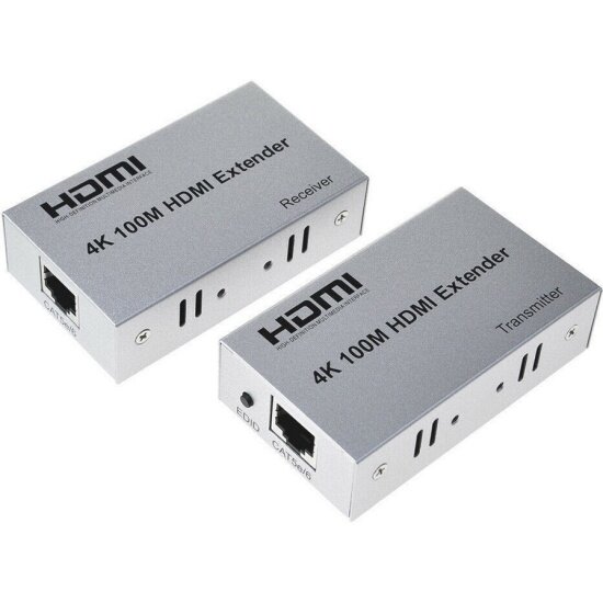 Удлинитель Orient HDMI VE047, HDMI 4K extender (Tx+Rx)