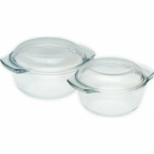 Набор кастрюль Unit UNIT WEILER UCW-5110 жаропрочное стекло 2 предмета 1550₽