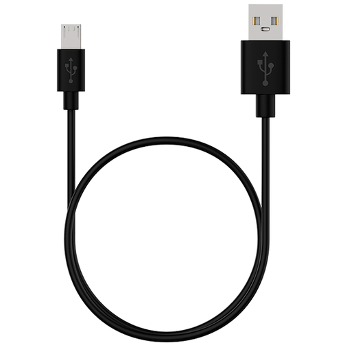 кабель maxvi mc 01l 2a 1 0m microusb белый Кабель Maxvi (MC-01L) micro USB, 1м, 2A, удлиненный разъем, черный