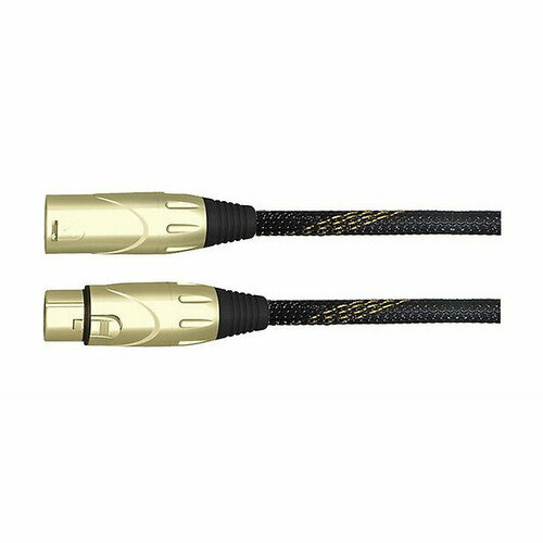 Кабель аудио 1xXLR - 1xXLR Soundking BXX002 5.0m микрофонный межблочный аудио кабель xlr m male xlr f female 5м