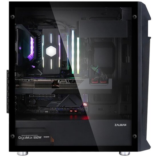 Корпус Zalman Z1 Plus, черный — фото 1