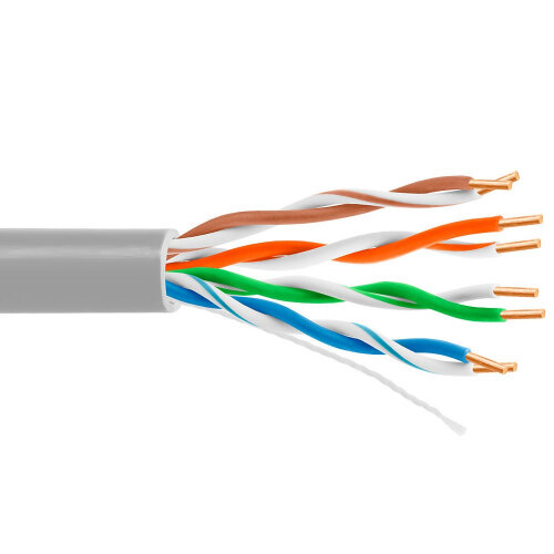 Кабель 5BITES US5505-100C U/UTP / SOLID / 5E / 24AWG / COPPER / PVC / 100M