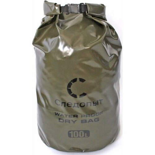 Гермомешок Следопыт Dry Bag без лямок, 100 л, хаки гермомешок следопыт dry bag pf db 100 хаки 100 л