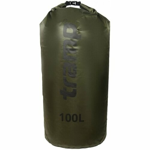 Гермомешок TRAMP TRA 210 ПВХ Diamond RipStop 100л, оливковый