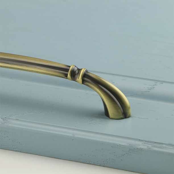 Ручка-скоба мебельная 1300 C=96 мм античная бронза - фотография № 2