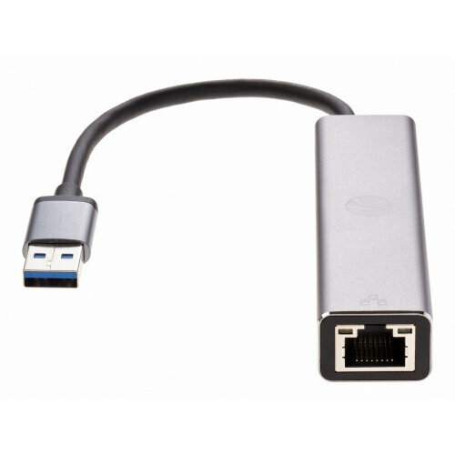 Переходник Vcom USB 3.0 - RJ-45 1000Mbps+3 USB3.0, Aluminum Shell, 0.2м DH312A переходник vcom cu322m usb 3 0 am hdmi f vga f aluminum shell