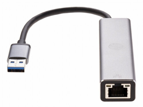 Переходник VCOM USB 3.0 - RJ-45 1000Mbps+3 USB3.0 Aluminum Shell 0.2м DH312A