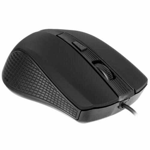 Мышь проводная Aceline CM-906BU черный 93400₽