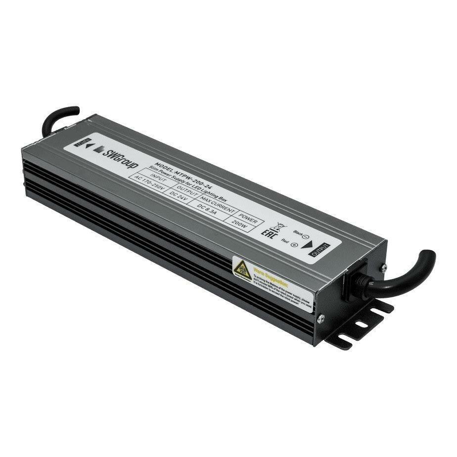 Блок питания SWG MINI Al, TPW, 200W, влагозащитный, 24V, MTPW-200-24 00-00001280