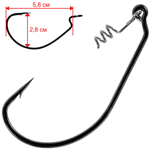 фото Крючки vmc 7346 sb №6/0 (4шт.)