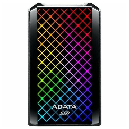A-data носитель информации ADATA 2TB SE900G RGB Black SSD USB 3.2 Gen2 Type-C Blue ASE900G-2TU32G2-CBK