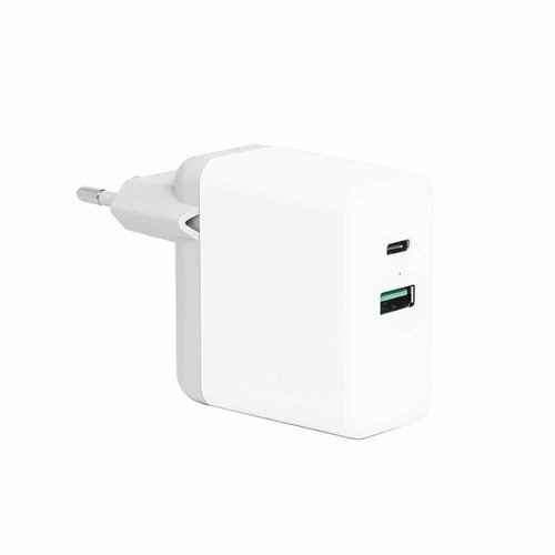 кабель mjwt2zm a usb c charge cable для блоков питания apple с разъемом usb type c oem Зарядное устройство Delta USB-A + Type-C 18 Вт