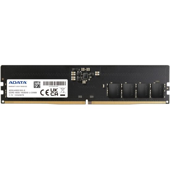 Оперативная память Adata DDR5 16Gb 4800MHz pc-34800 XPG GAMMIX (AD5U480016G-S)