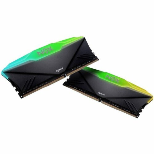 Оперативная память Apacer DDR4 32Gb (2x16Gb) 3600MHz pc-28800 NOX RGB AURA2 CL18 (AH4U32G36C25YNBAA-2)