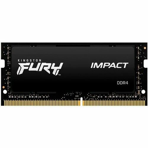 Оперативная память KINGSTON SO-DIMM DDR4 8Gb 3200MHz pc-25600 FURY Impact Black KF432S20IB8 314000₽
