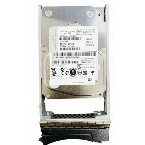 Жесткий диск IBM 49Y1845 146Gb SAS 25 HDD 2727500₽