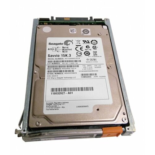 Жесткий диск EMC 005050933 300Gb SAS 2,5 HDD жесткий диск hdd emc 005049037 300gb sas 3 5