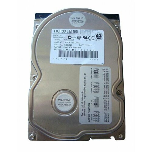 Жесткий диск Fujitsu MPE3064AT 6,4Gb 5400 IDE 3.5