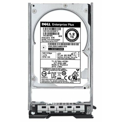 Жесткий диск Dell 1T8KW 12Tb 10000 SAS 25 HDD 4596500₽