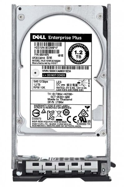 Жесткий диск Dell 1T8KW 1.2Tb 10000 SAS 2,5" HDD