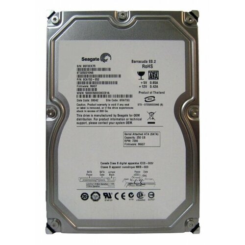 Жесткий диск Seagate ST3250310NS 250Gb SATAII 35 HDD 522500₽