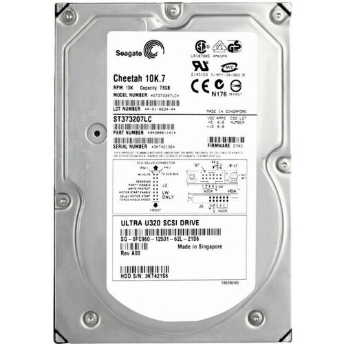 Жесткий диск Seagate 9X3006 734Gb U320SCSI 35 HDD 743000₽