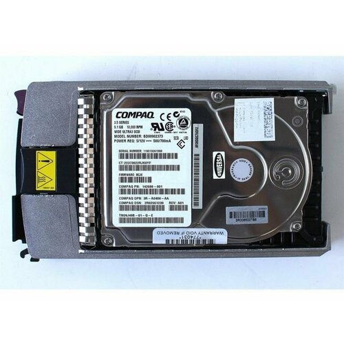 Жесткий диск Compaq 142686-001 91Gb U160SCSI 35 HDD 2906000₽