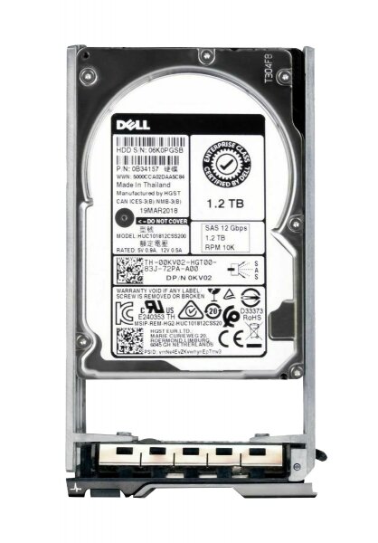 Жесткий диск Dell 0KV02 1,2Tb 10520 SAS 2,5" HDD