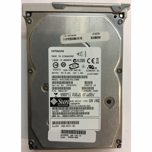 Жесткий диск Sun 390-0371 146Gb SAS 35 HDD 8460500₽