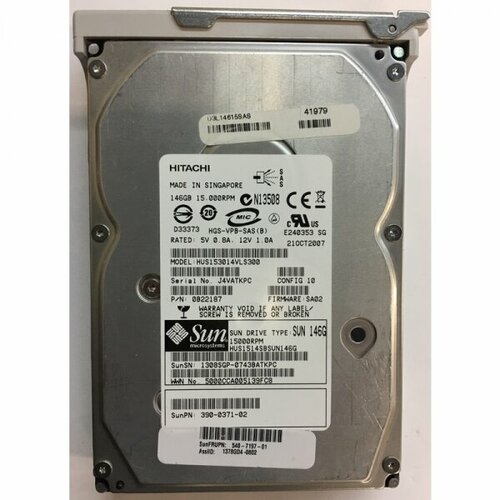 Жесткий диск Sun 390-0371 146Gb SAS 3,5" HDD