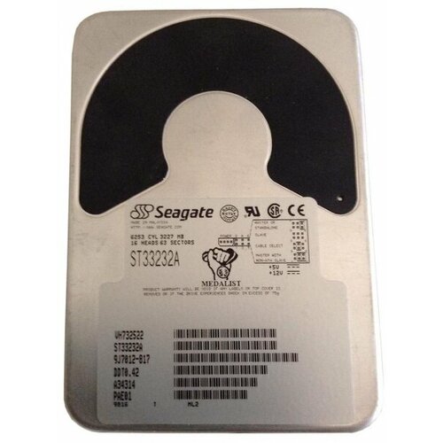 Жесткий диск Seagate ST33232A 32Gb 4500 IDE 35 HDD 5016500₽