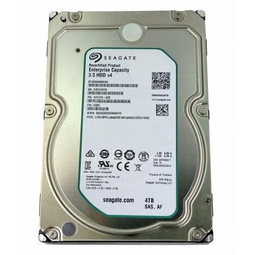 Жесткий диск Seagate 1HT278 4Tb 5900 SATAIII 35 HDD 2213000₽