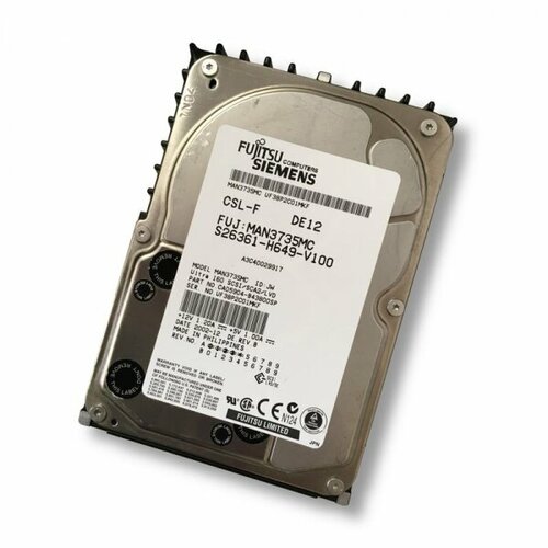 Жесткий диск Fujitsu S26361-H649-V100 36Gb U320SCSI 3.5 HDD жесткий диск fujitsu s26361 h767 v100 73gb u320scsi 3 5 hdd