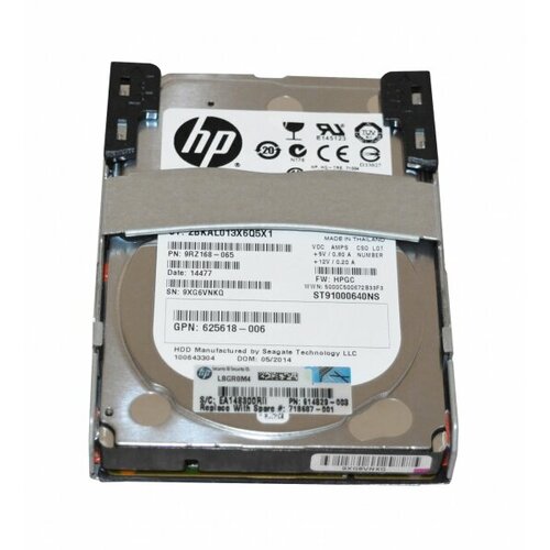Жесткий диск HP 718687-001 1Tb SATA 25 HDD 4460000₽