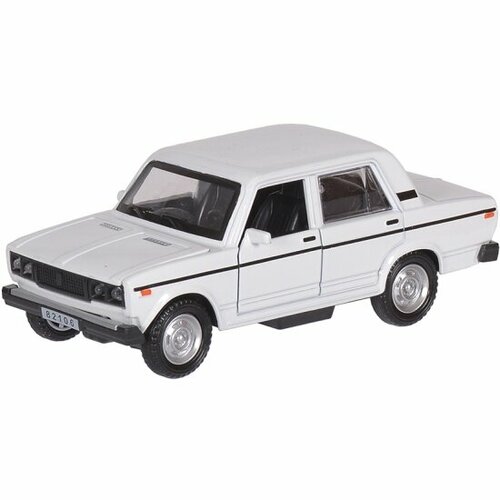 Машина металлическая Kings Toy 82106D-12 Лада 2106 свет и звук белый 1:32 машина металлическая kings toy 82106d 12 лада 2106 свет и звук красный 1 32