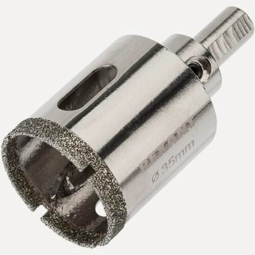 Изображение товара Коронка алмазная Kranz 35 мм с центровочным сверлом (керамогранит, керамика, стекло)