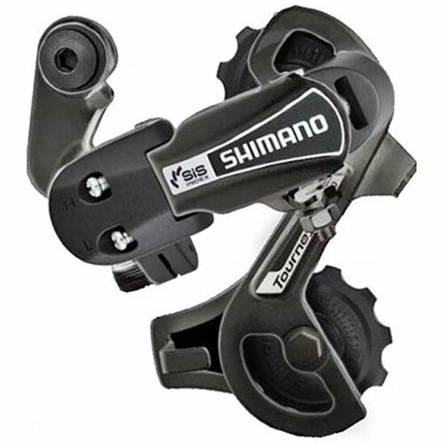 фото Переключатель задний shimano tourney, ty21-b, ss, 6 скоростей, крепление на болт, черный, без упаковки
