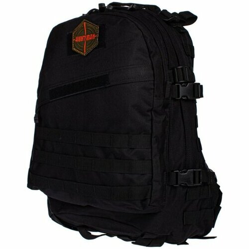 Рюкзак тактический Huntsman RU 010 Combo, ткань Оксфорд, 45 литров, чёрный рюкзак тактический huntsman 45 литров ru10 бежевый