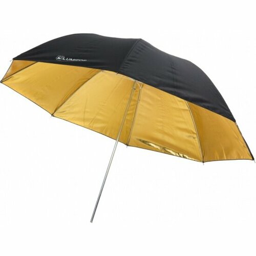 Фотозонт на отражение LUMIFOR LUGB-91 ULTRA, 91см, золотой, спицы фиберглас