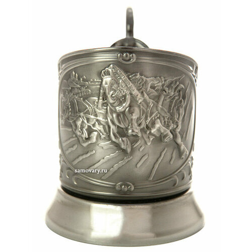 Кольчугинский никелированный подстаканник 