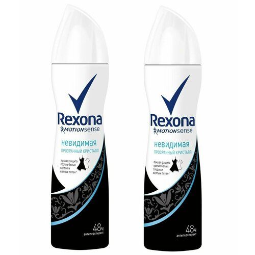 Rexona Антиперспирант спрей Прозрачный кристалл, 150 мл, 2 шт