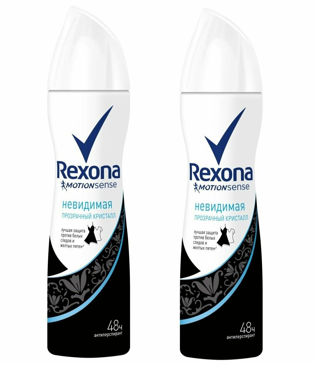 Rexona Антиперспирант спрей Прозрачный кристалл, 150 мл, 2 шт