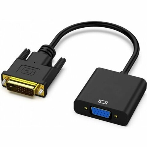 Адаптер Ks-is KS-735 DVI-D (M) - VGA (F) dvi d 24 1 pin male to vga 15pin female dvi male to vga female active cable adapter converter for tv ps3 ps4 pc display 1080p