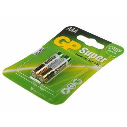 Батарейка щелочная GP Super AAA (LR03) батарейка gp 24a 2crvs30