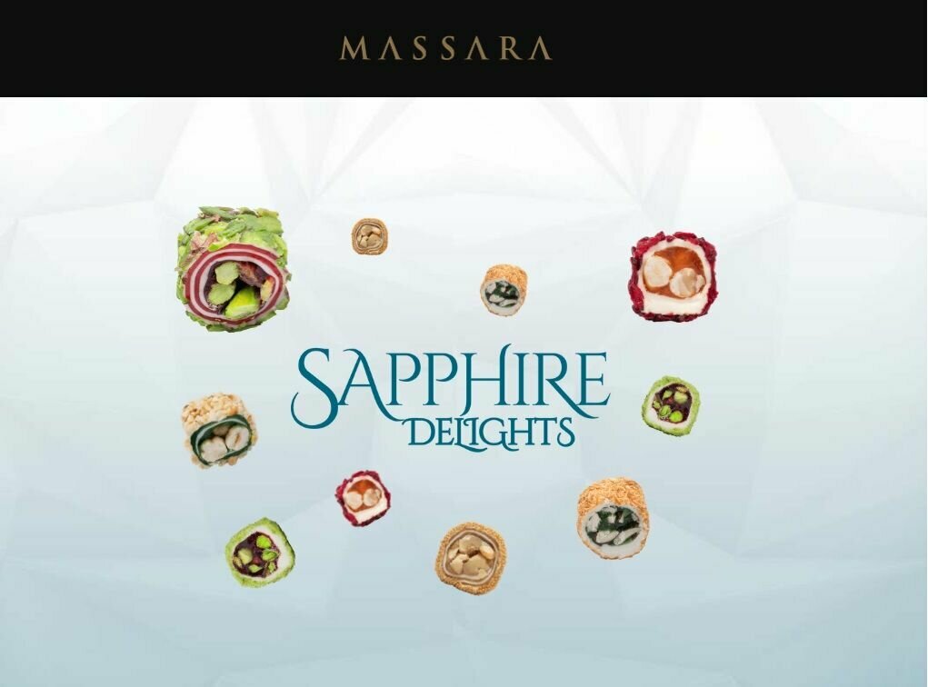 Премиальные восточные сладости MASSARA Sapphire Delights ассорти 60г - фотография № 4