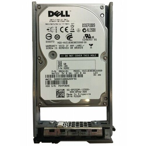 Жесткий диск Dell 0B24181 300Gb 10000 SAS 25 HDD 1866500₽