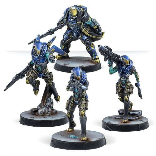 Infinity. O12: Nyoka Assault Troops infinity o12 starmada action pack