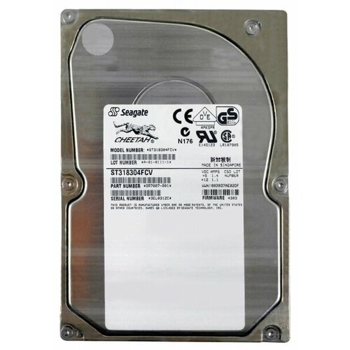Жесткий диск Seagate ST318304FCV 184Gb 10000 Fibre Channel 35 HDD 3914000₽